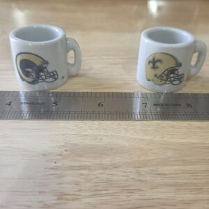 NFL Team Logo Mini Mug Set Pre-Owned